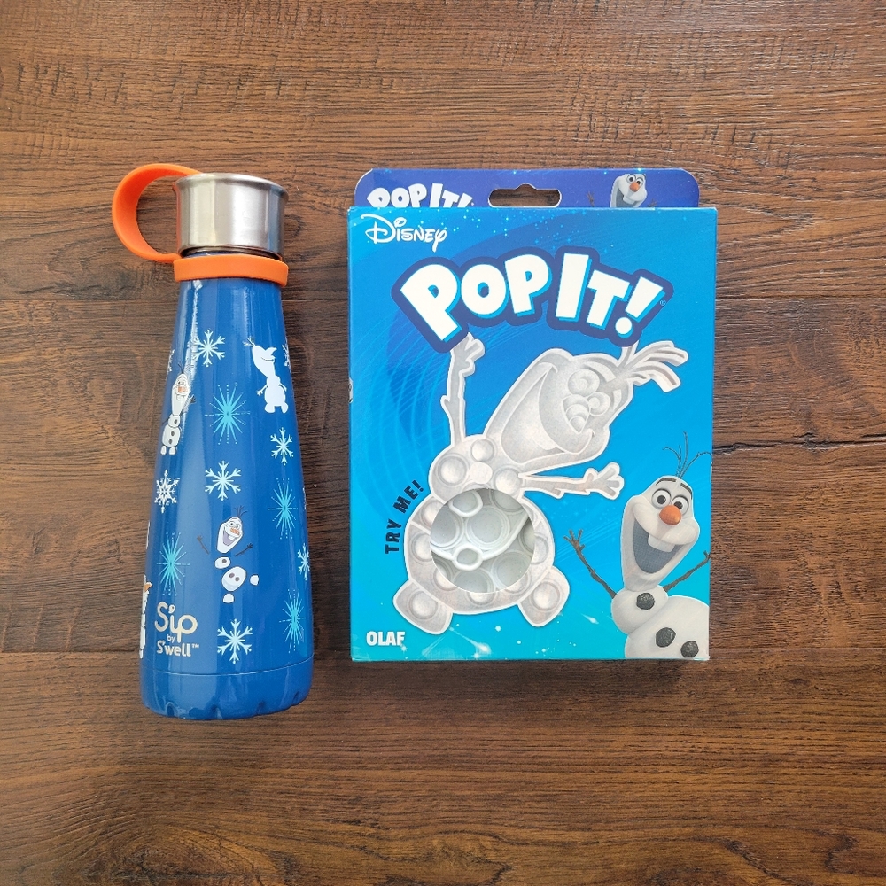 Water Bottles and Pop It
